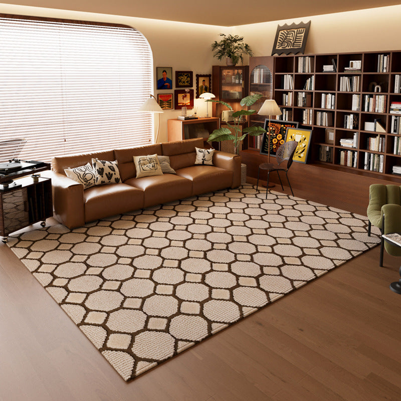 Geometric Pattern Area Carpet for Home Decor