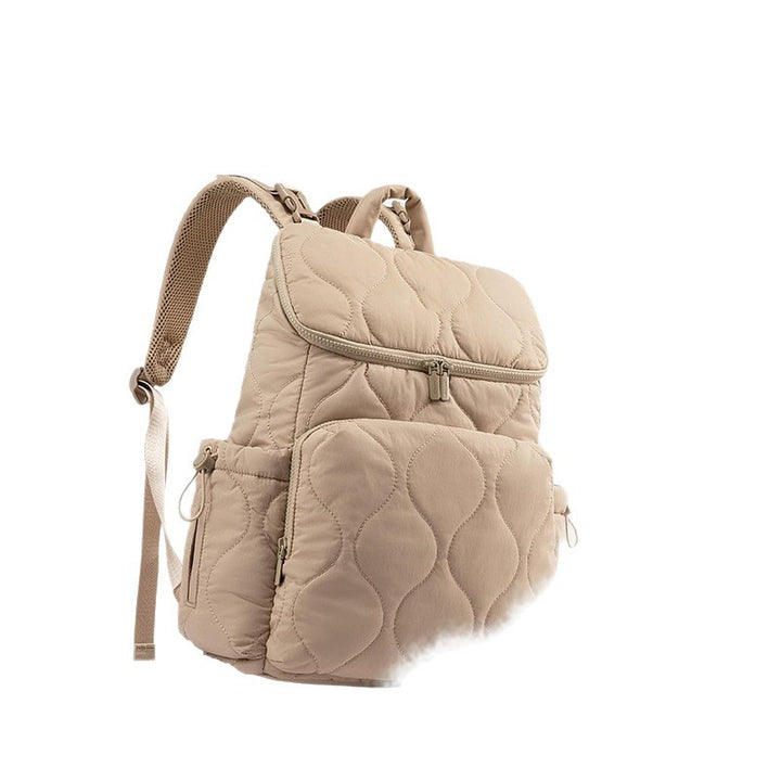 Quilted Multi-Compartment Day Backpack Kalsten