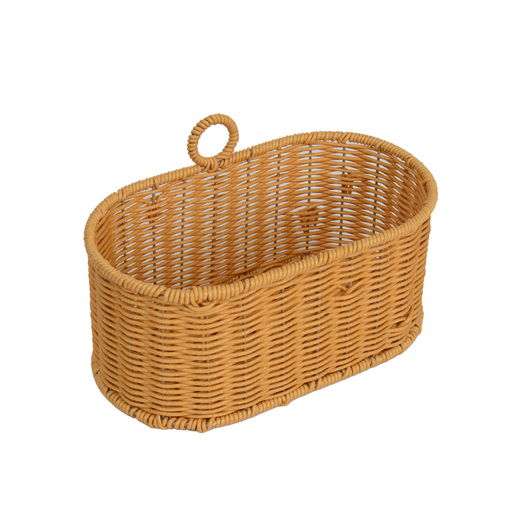 Handwoven willow basket with animal motif Kalsten