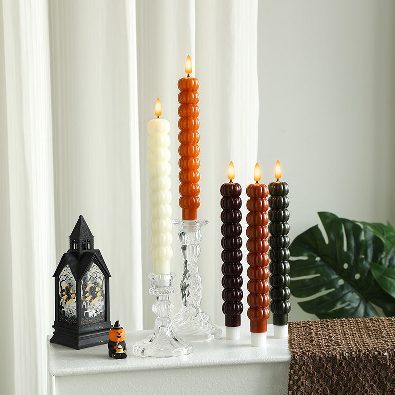 Stacked Bubble Taper Candle
