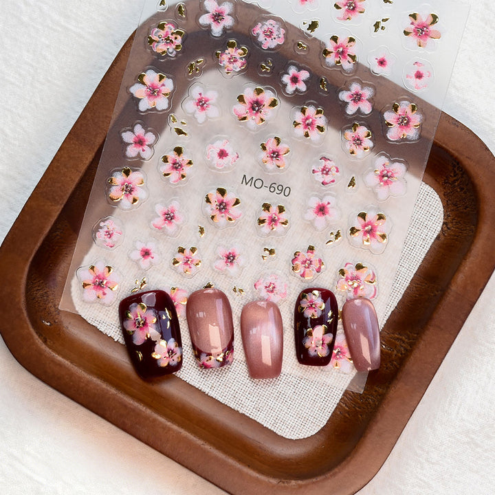 Floral Nail Art Sticker Sheet  1791507000