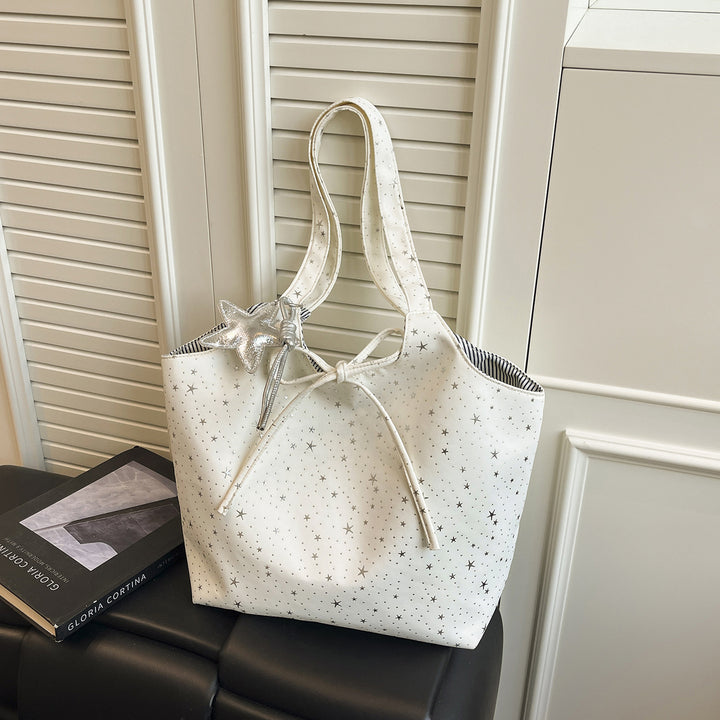 Stylish Multi-Pocket Canvas Tote Bag