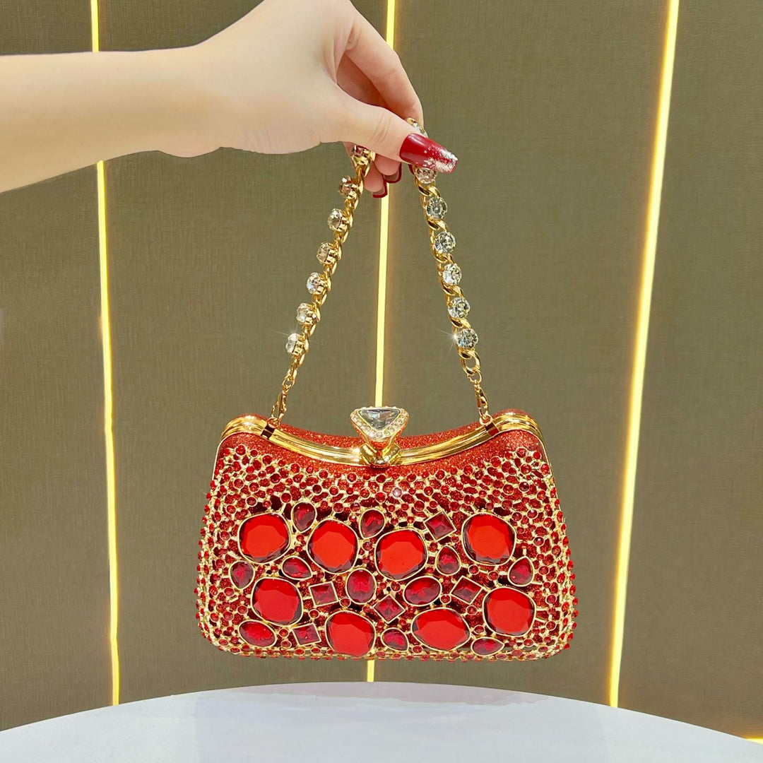 Opulent Bejeweled Evening Clutch