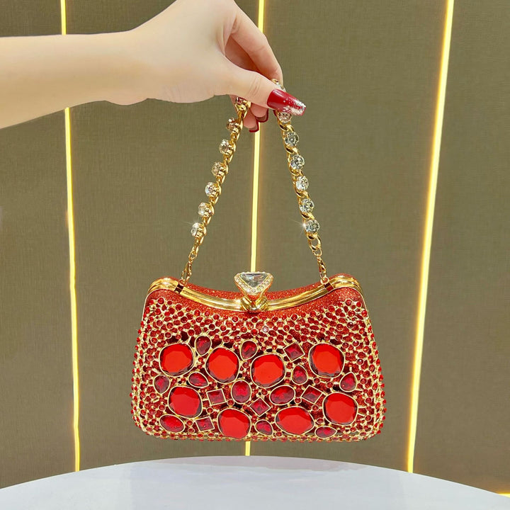 Opulent Bejeweled Evening Clutch