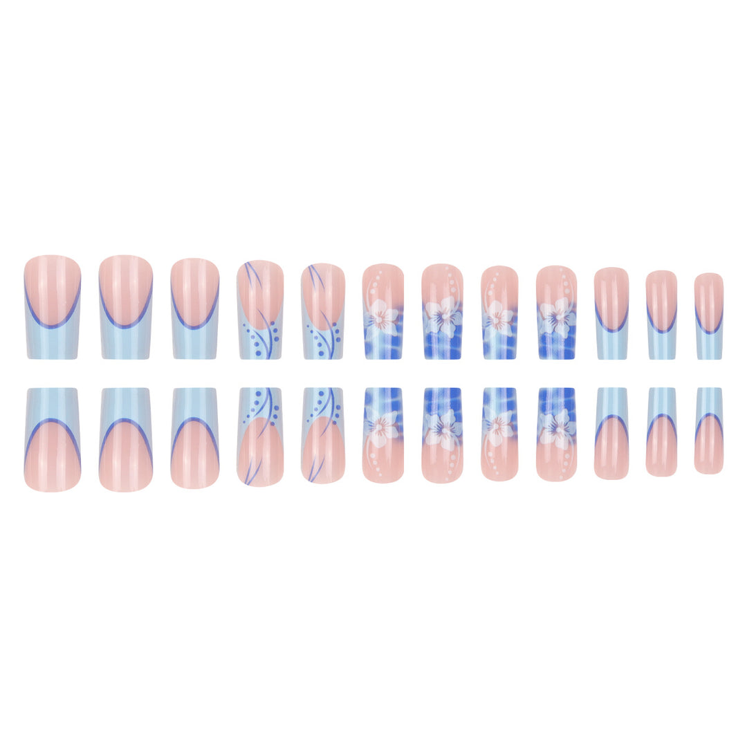 Artistic Floral-Inspired Press-On Nails Kalsten