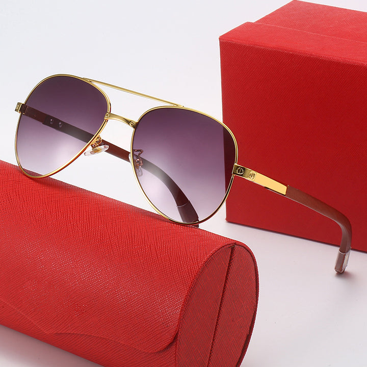 Ladies elegant pilot sunglasses with fine metal frame and UV protection Kalsten