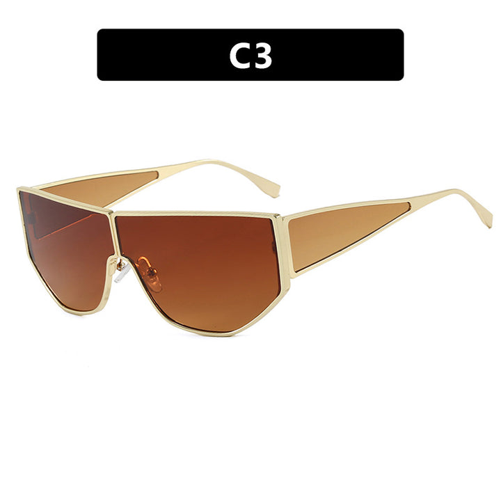 Women's trendy oversized sunglasses with distinctive geometric design Kalsten