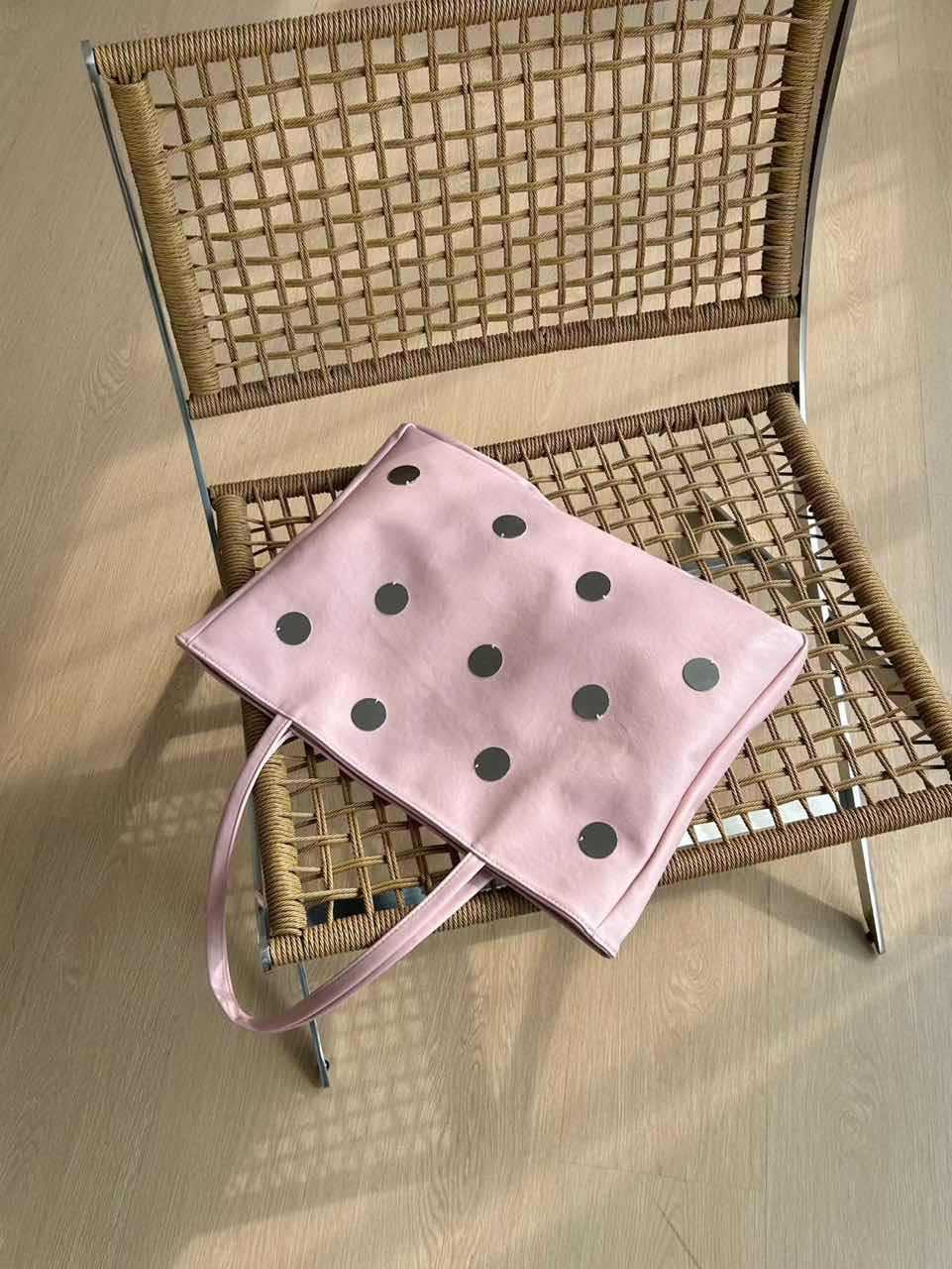 Decorative Polka Dot Tote Bag