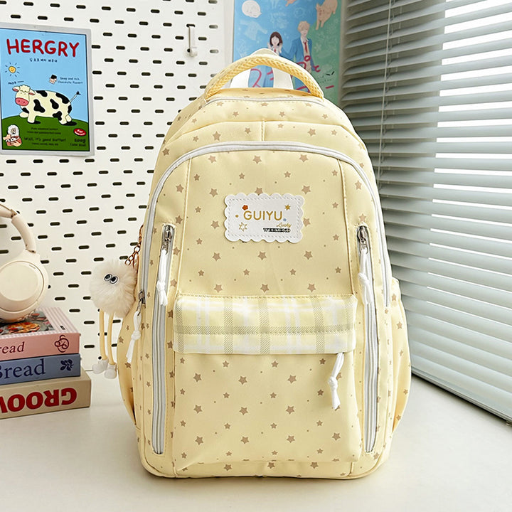Stylish Star-Print Backpack Kalsten 1791205961