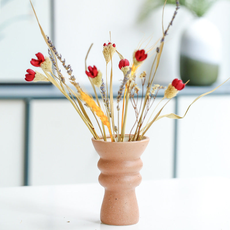 Modern Textured Ceramic Vase Kalsten 1790310284