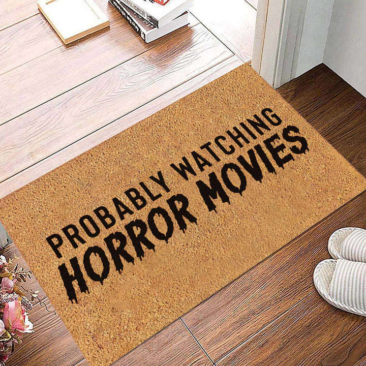 Funny Horror-Themed Doormat Kalsten