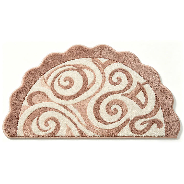 Decorative Swirl Bath Mat Kalsten