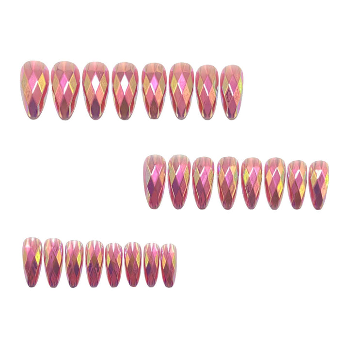 Artificial nails with radiant crystal design Kalsten