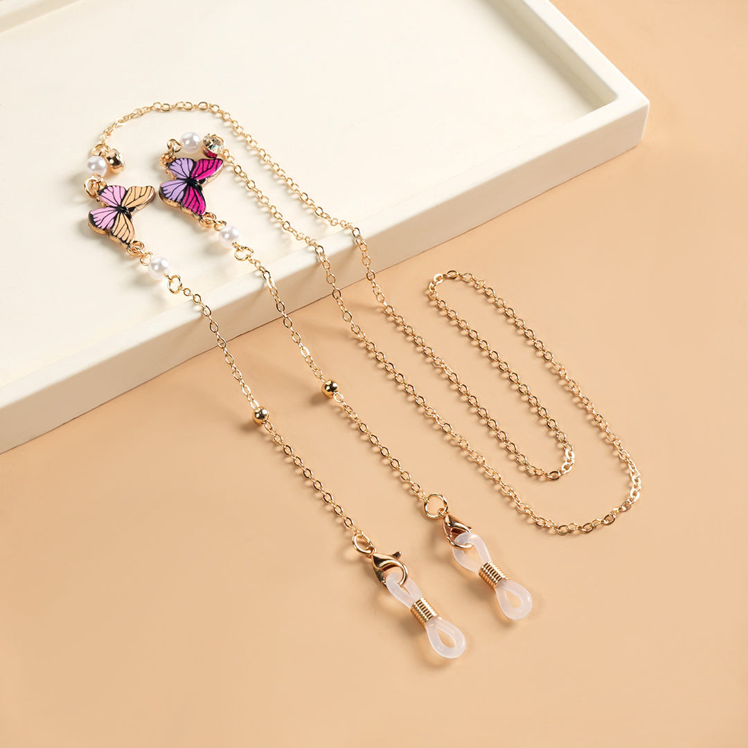 Butterfly-Themed Eyewear Necklace kalsten