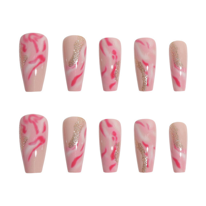 Marble Design Nail Art Kalsten
