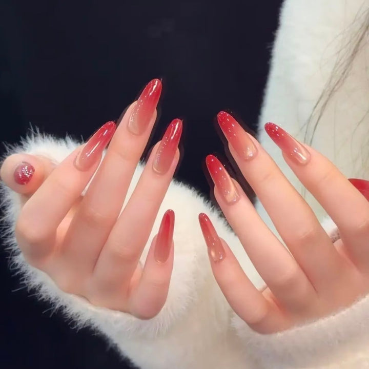 Ombre Stiletto Nail Enhancements