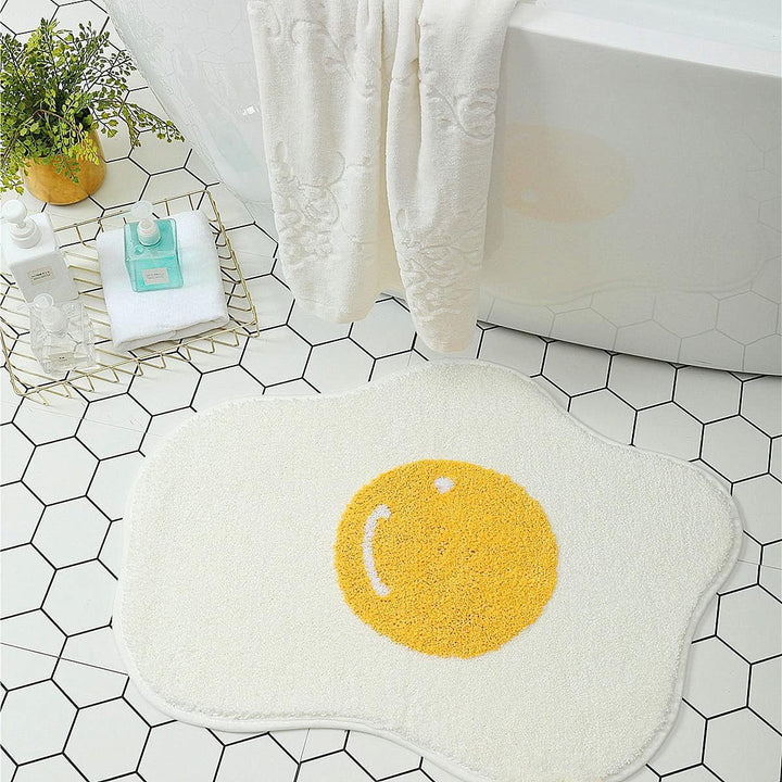 Lemon Slice Shape Bath Mat Kalsten