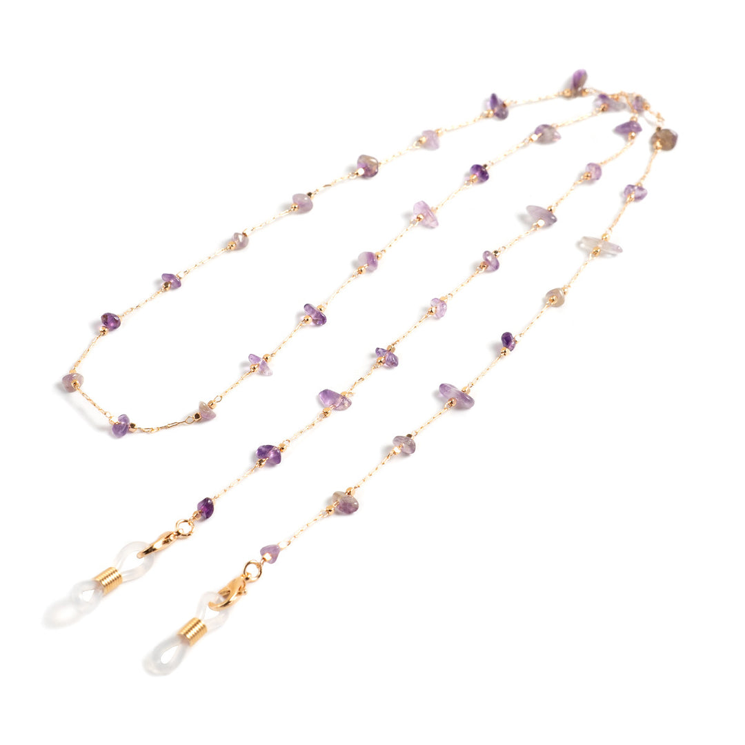 Delicate Gemstone Bead Eyewear Chain Kalsten