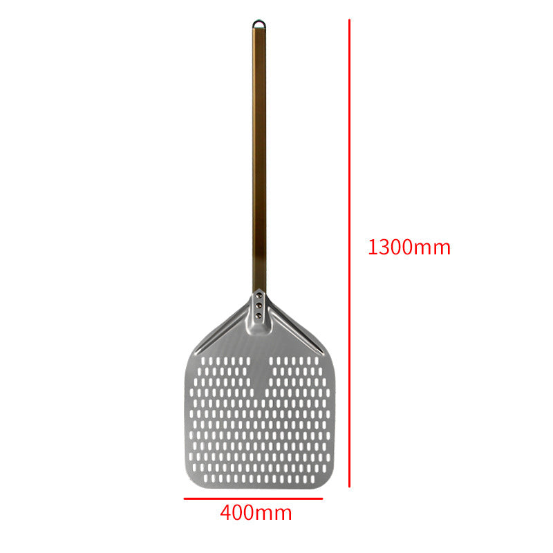 perforated aluminum pizza peel with extra-long ergonomic handle Kalsten