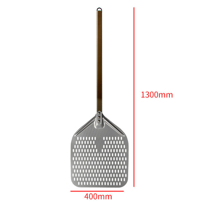 perforated aluminum pizza peel with extra-long ergonomic handle Kalsten