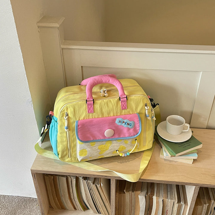 Trendy Multi-Pocket Utility Duffle Bag Kalsten