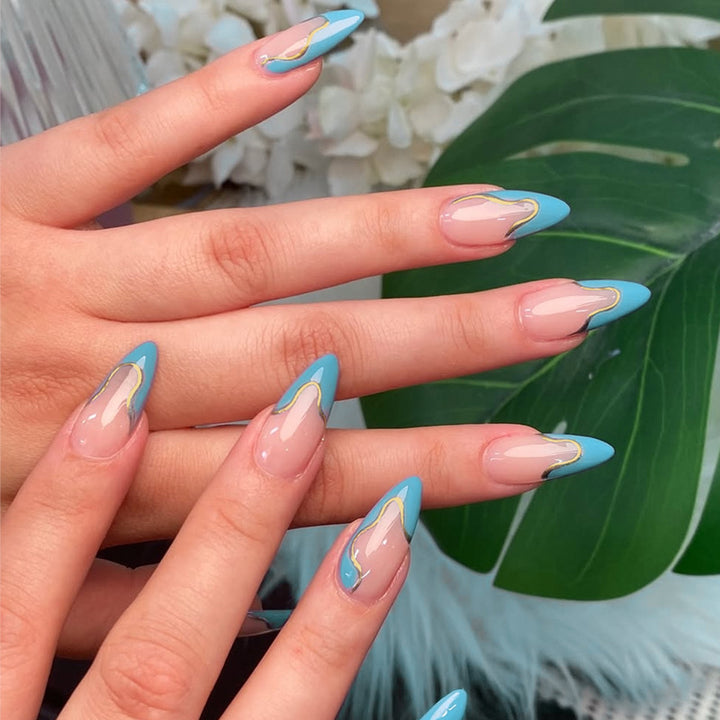Creative Art Nails with Unique Geometric Accents Kalsten