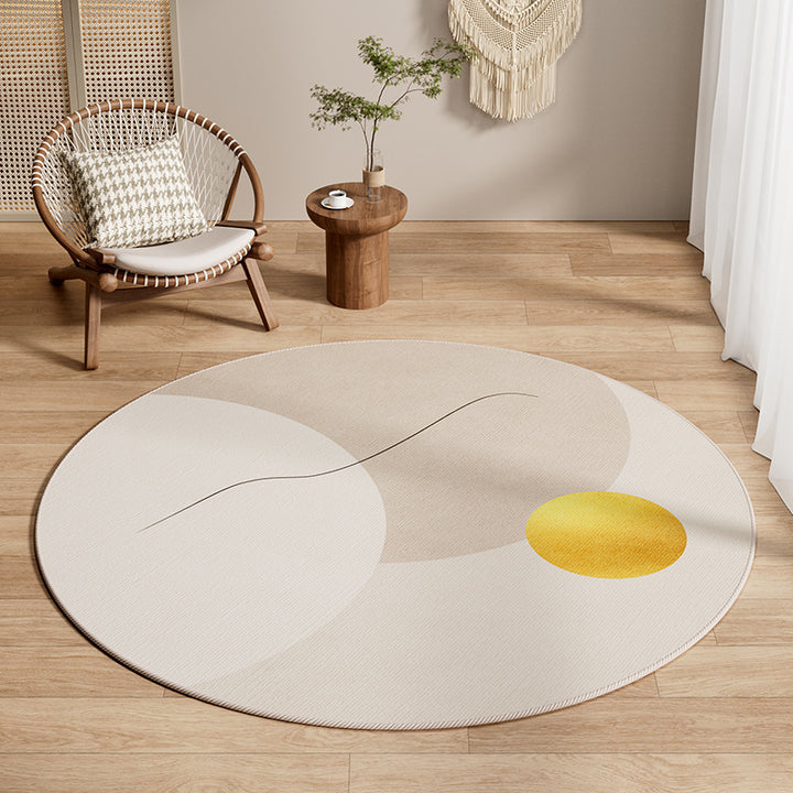 Round Bohemian Area Rug Kalsten