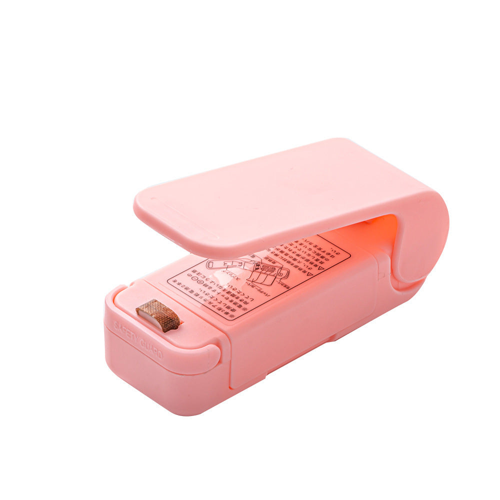 Compact Handheld Thermal Bag Sealer With Safety Guard