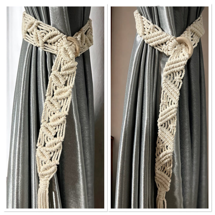 Macrame Curtain Tieback Kalsten