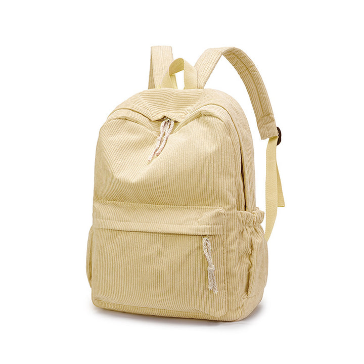 Corduroy Fabric Backpack Kalsten