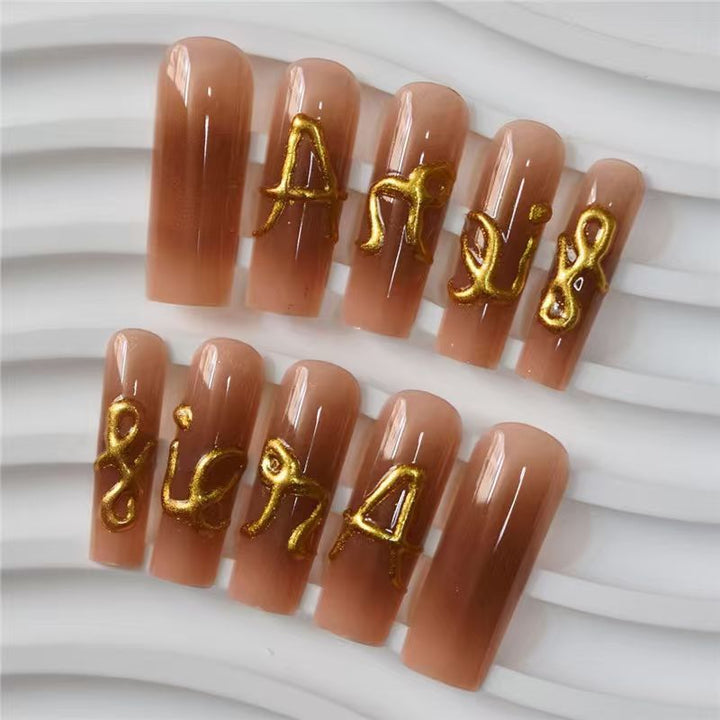 Elaborate Customizable Acrylic Nail Set Kalsten