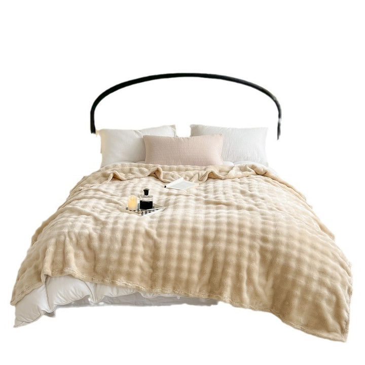 Soft Textured Sherpa Blanket