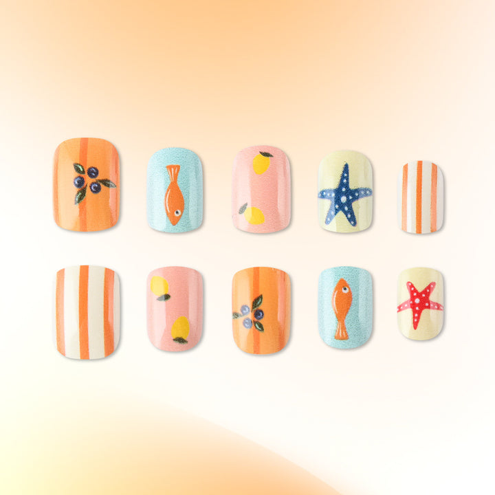 Themed Summer Nail Art Set Kalsten