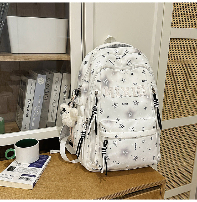 Trendy Illustrated Graphic Backpack Kalsten