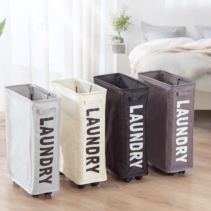 Laundry basket with wheels Kalsten