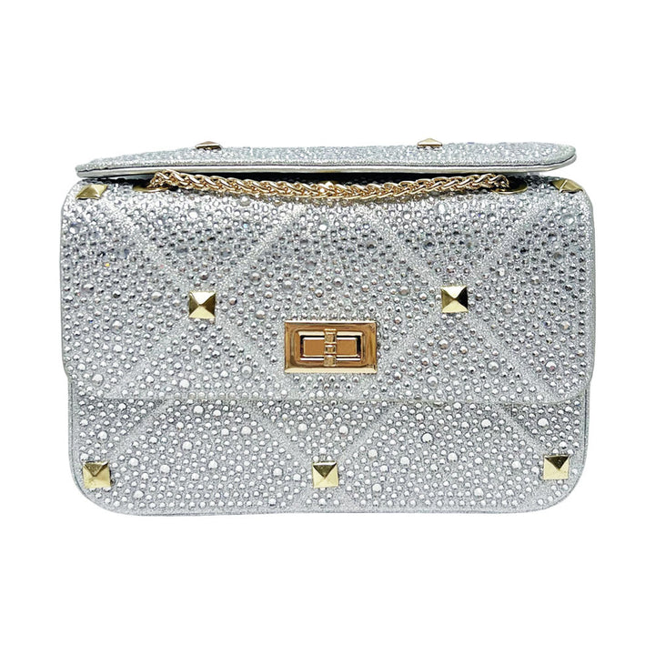 Sparkling Studded Evening Handbag