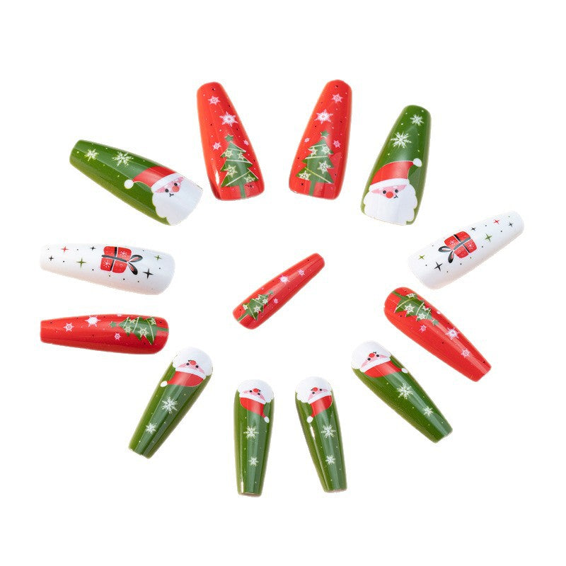 Festive Themed Press-On Nails Kalsten