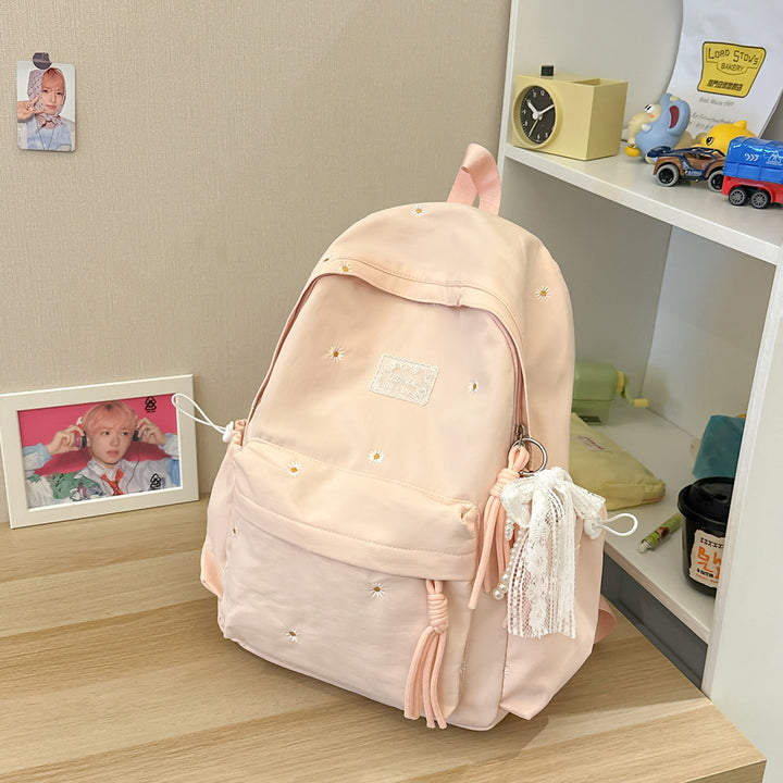 Stylish Floral-Embellished Backpack Kalsten