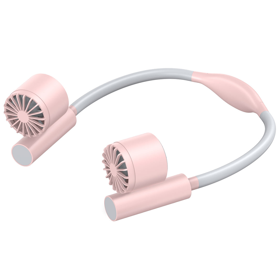 Cooling hands-free bladeless neck fan with adjustable gooseneck and rechargeable battery Kalsten