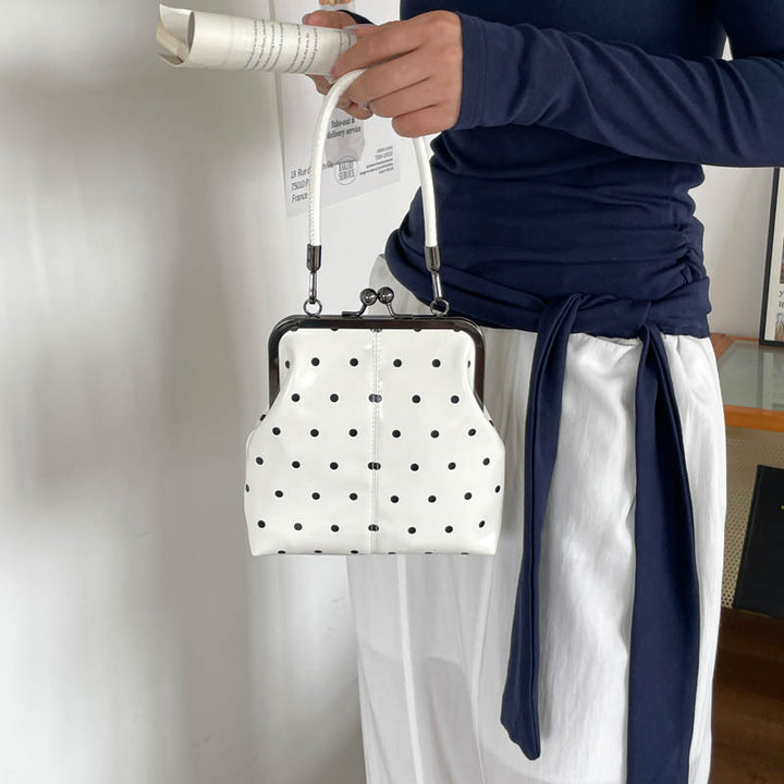 Stylish Polka Dot Handbag