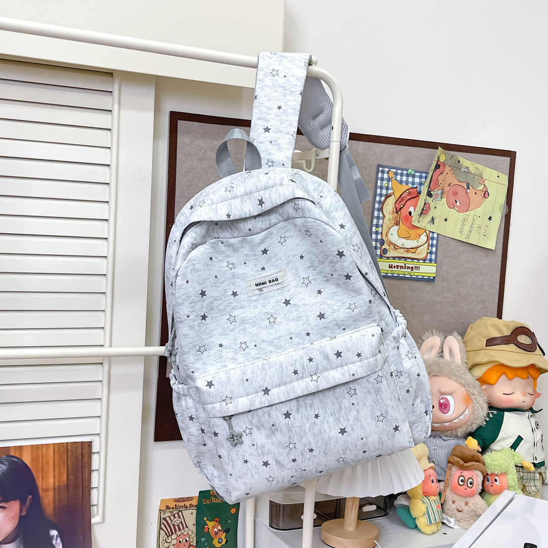 Star-Patterned Casual Backpack Kalsten