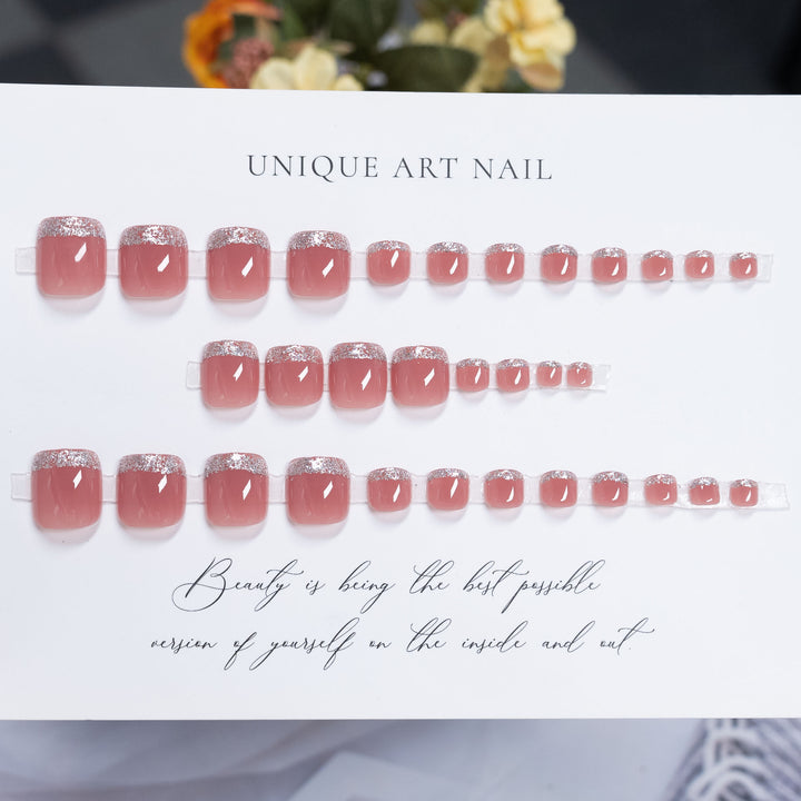 Decorative Glitter Pedicure