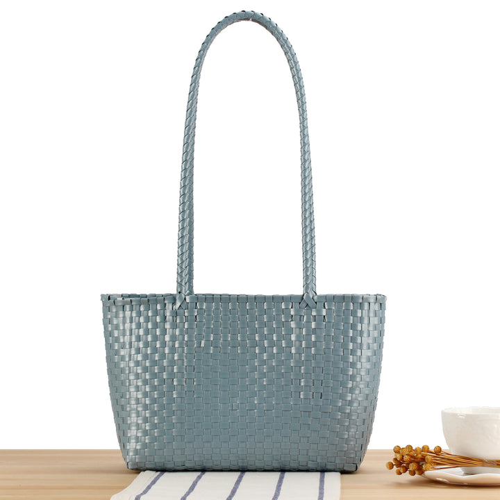 Handbag with Braided Design and Long Shoulder Straps Kalsten