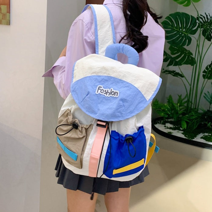 Colorful Multi-Pocket Casual Backpack Kalsten