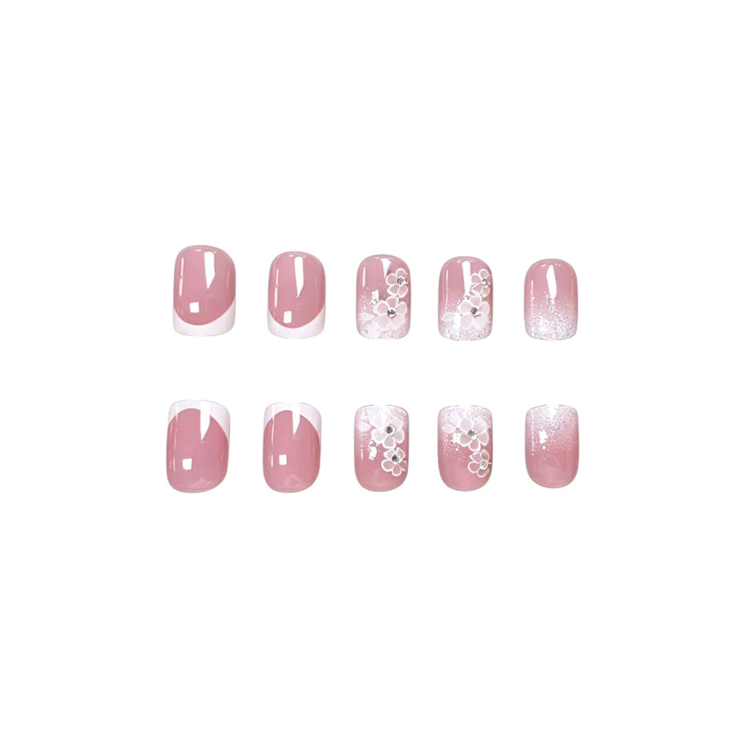 Elegant Floral Acrylic Nail Art Enhancements Kalsten 1789915593