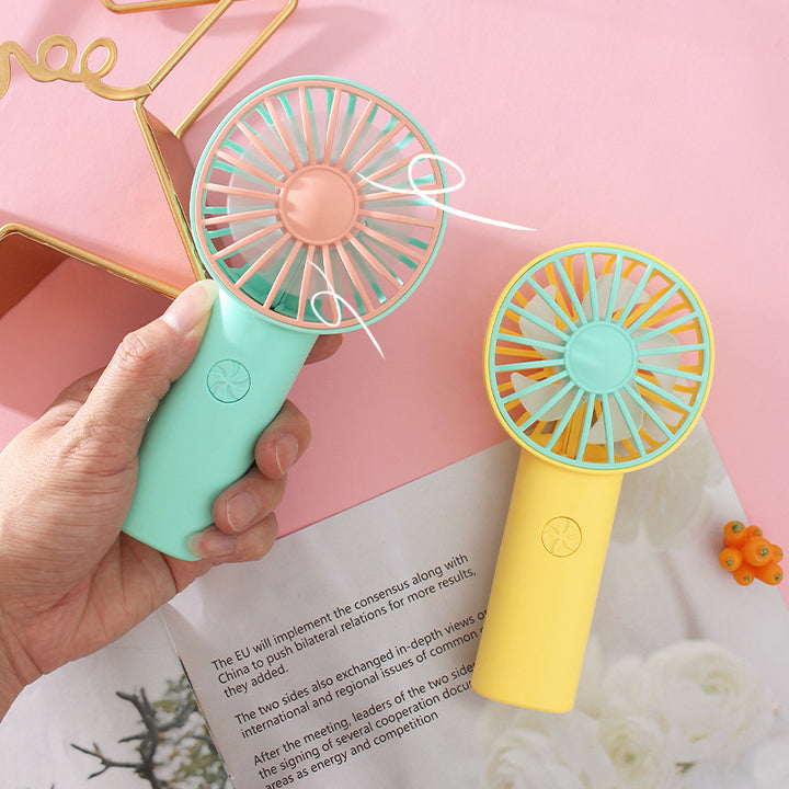 Women's Portable Handheld Fan with Ergonomic Handle and Powerful Battery Life Kalsten