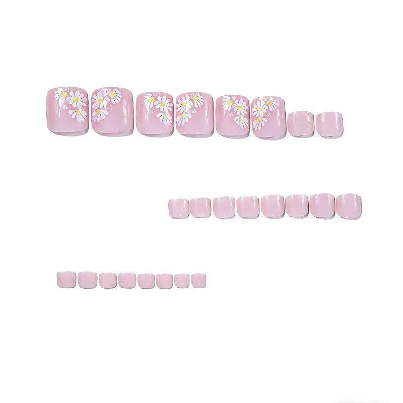 Floral Nail Art Pedicure Kalsten