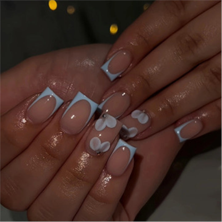 Artistic Press-On Nail Set with Premium Embellishments Kalsten