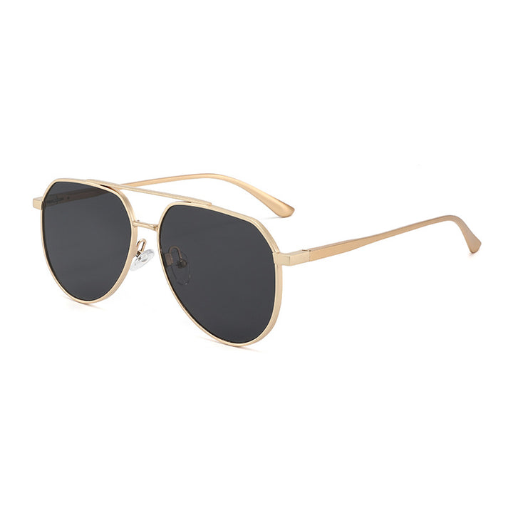 Men's Geometric Metal Frame Sunglasses Kalsten