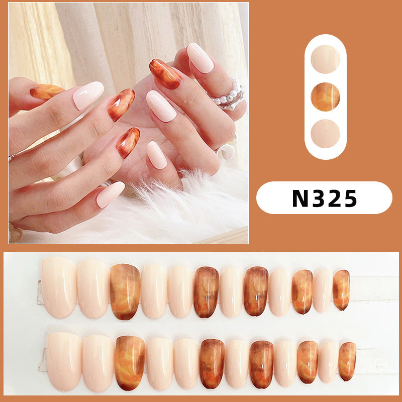 Sophisticated Marble Effect Press-On Nails